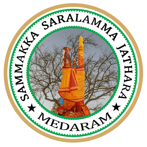 Sammakka Saralamma Jathara Logo, Medaram Jathara Warangal, Mulugu, Telanagana