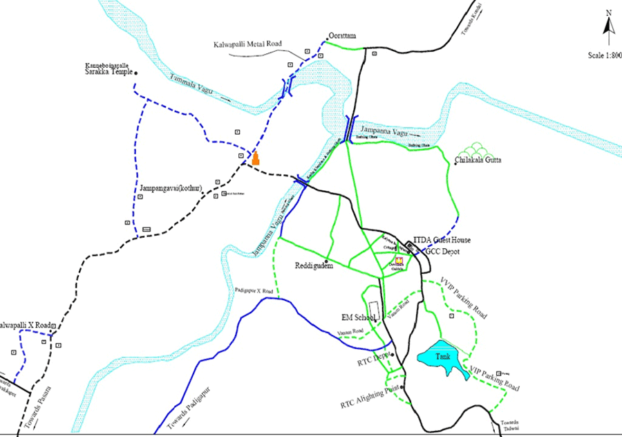 Sammakka Saralamma Jathara Medaram, Waranagal, Mulugu, Telangana, India